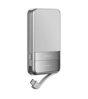Зовнішній акумулятор (павербанк) EcoFlow RAPID Magnetic Power Bank 5000mAh Silver (EF-RAPID5000-EU) EF-RAPID5000-EU фото