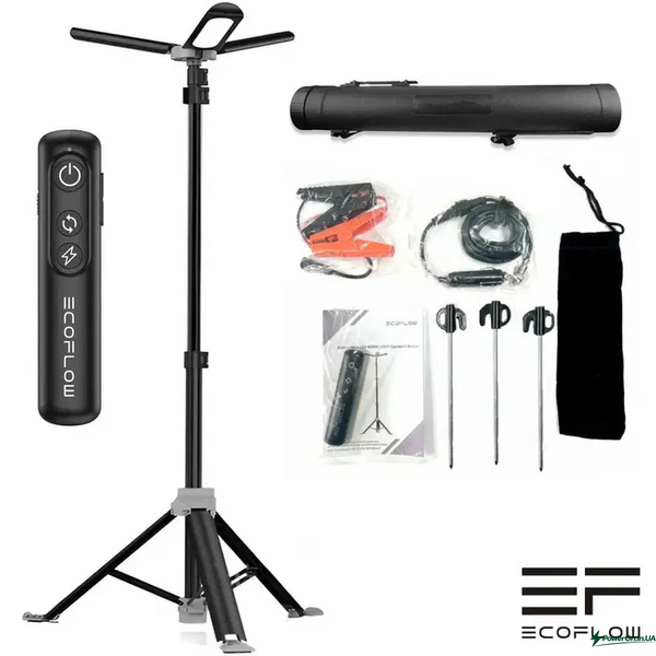 Кемпінговий телескопічний ліхтар-світильник EcoFlow Multifunctional Outdoor Camping Light EFCAMPLIGHT фото