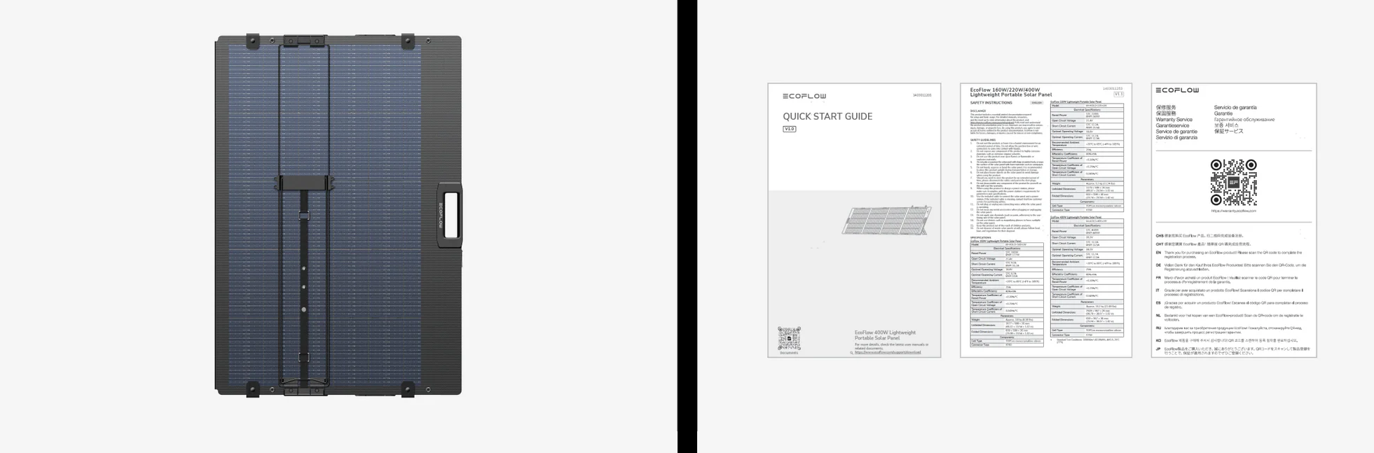 Комплектація EcoFlow 400W Solar Panel